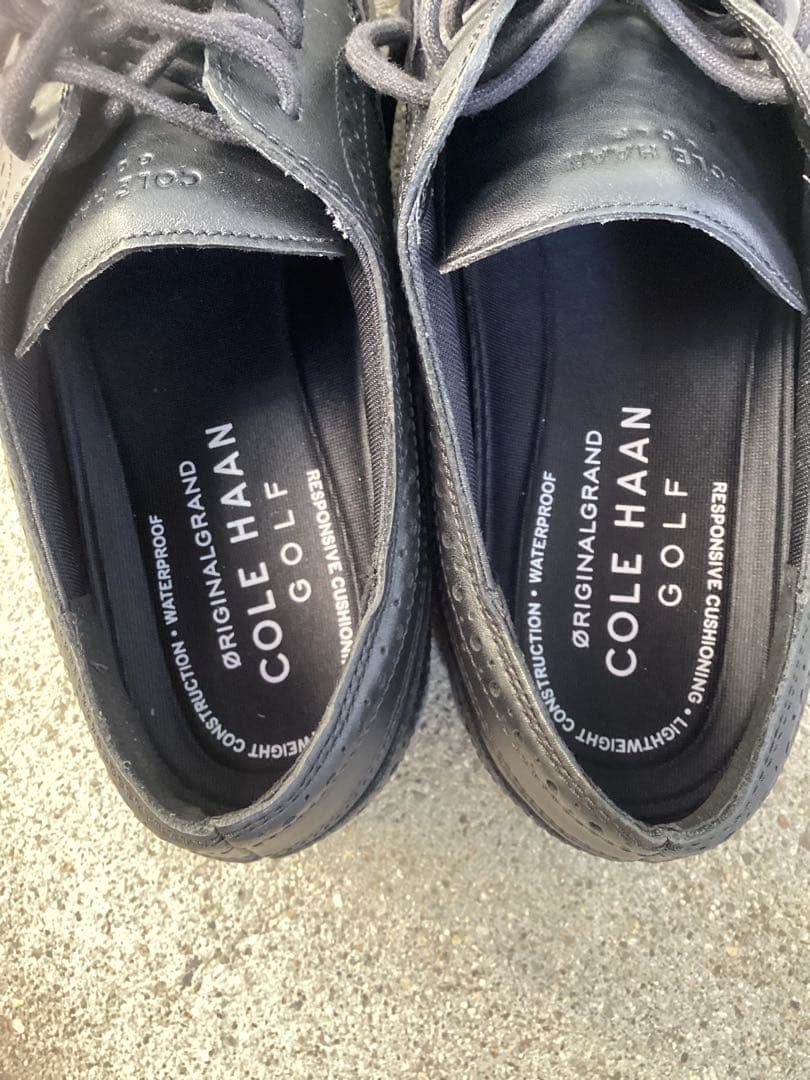 COLE HAAN メンズ　ゴルフシューズ　黒 27.5cm