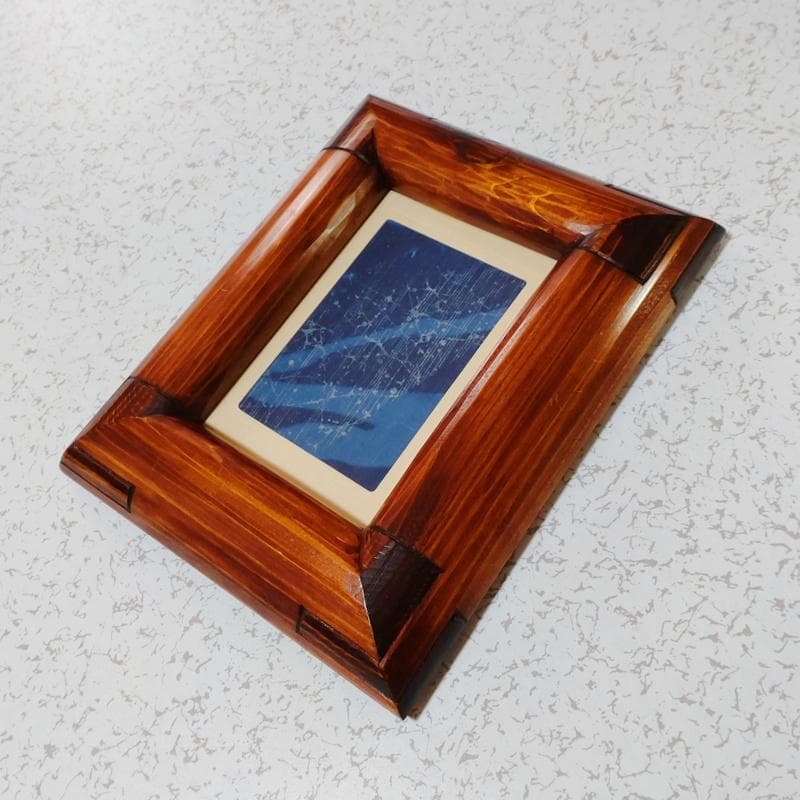 川口指物家具工房 フォトフレーム 重厚 和風 モダン 無垢 記念 クラシック