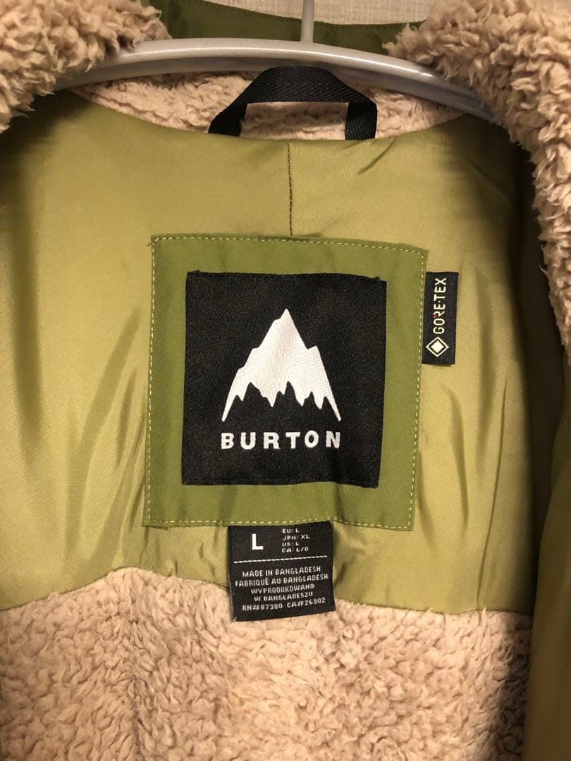 BURTON GORE-TEX スノボーウェア　カーキ　レディース