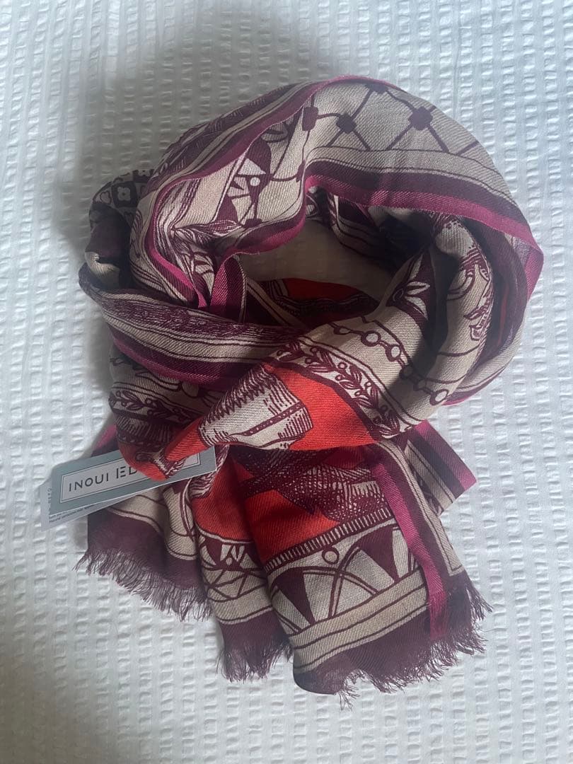 INOUI EDITIONS フリンジ付きストール