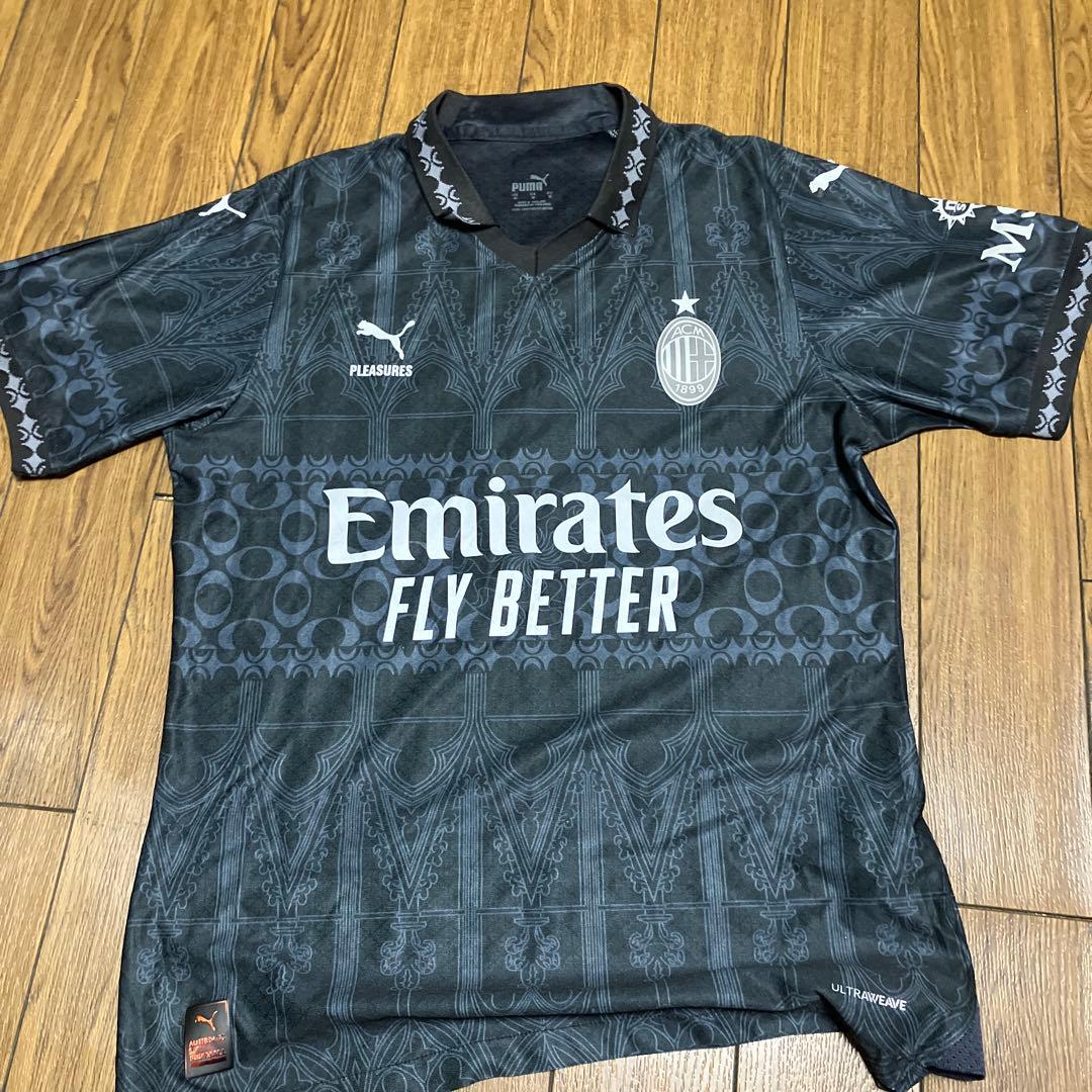 AC Milan Rafa Leão 10 シャツ 黒 - メルカリ