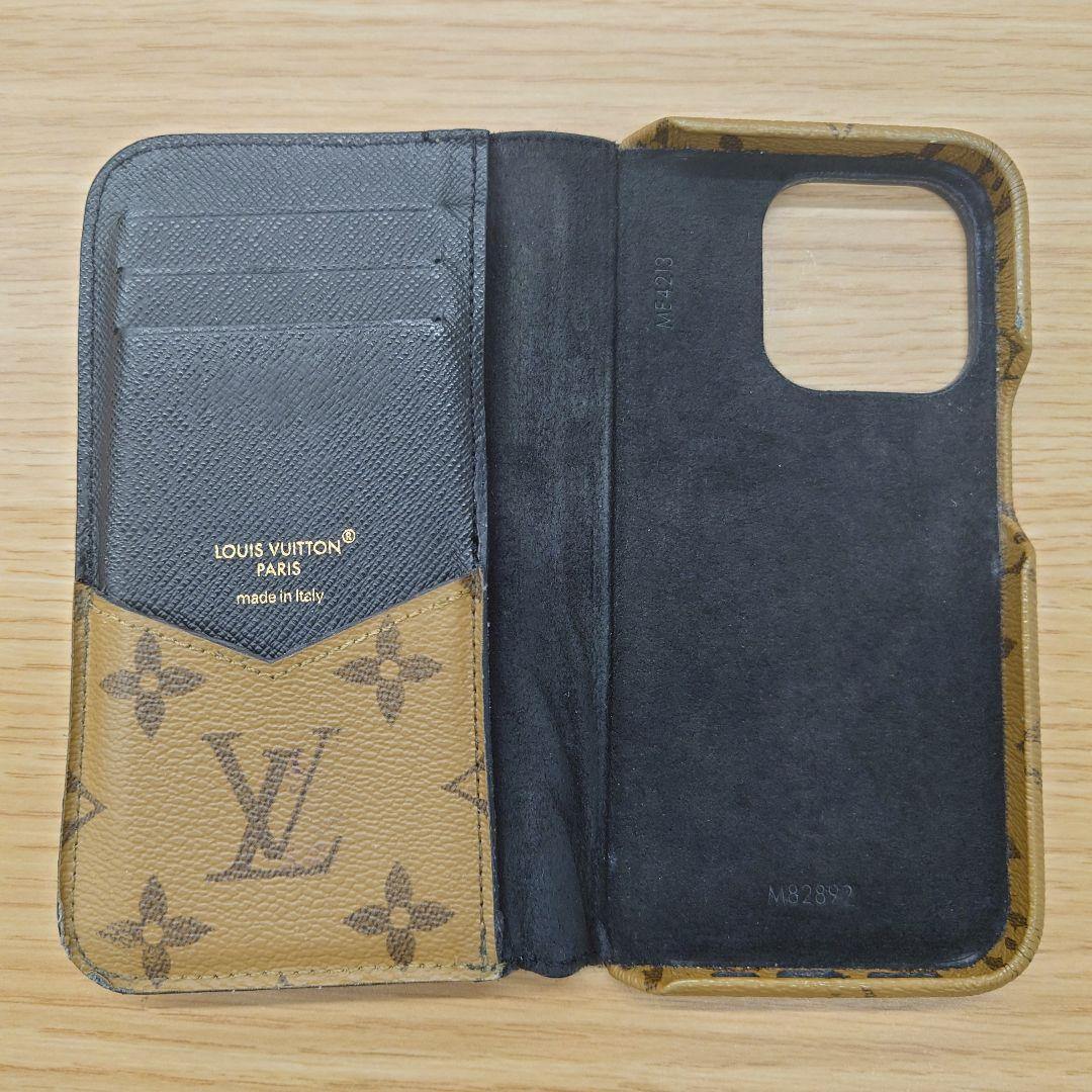 LOUIS VUITTON ルイヴィトン iphone15pro 手帳ケース