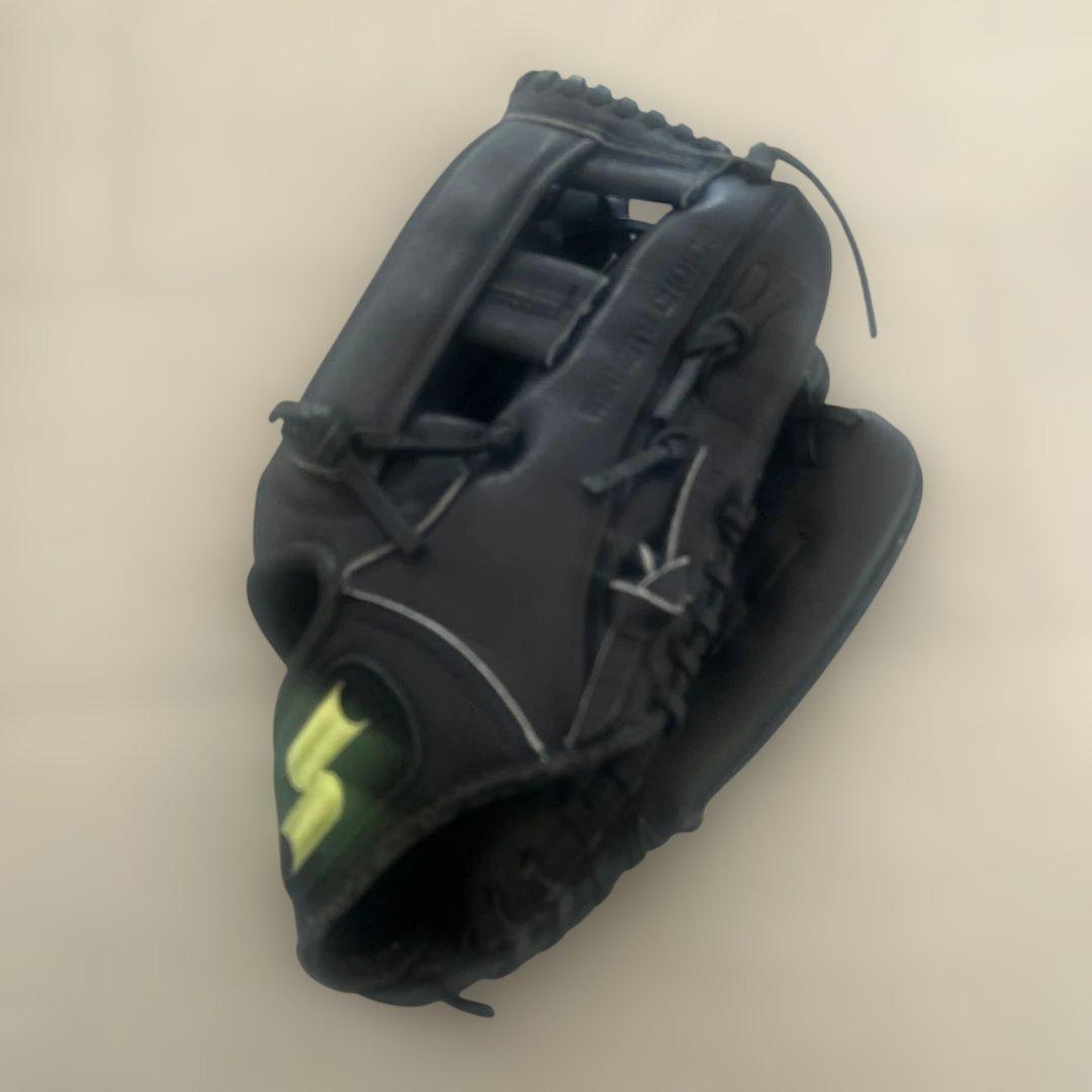 黒 レザー 硬式グローブ SSK special make 大人用