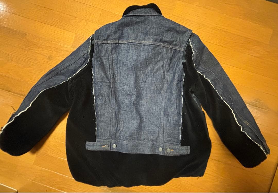 sacai A.P.C サカイDenim x ボア Jacket
