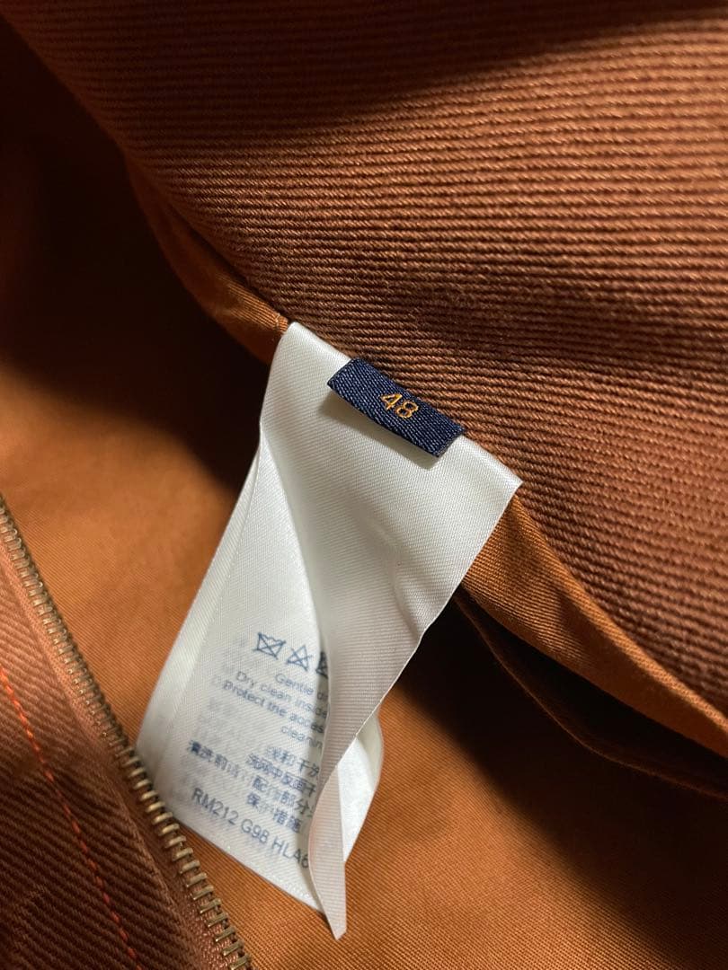 美品 ルイヴィトン デニムジャケット モノグラムエンボス加工