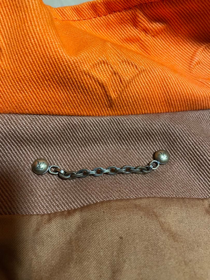 美品 ルイヴィトン デニムジャケット モノグラムエンボス加工