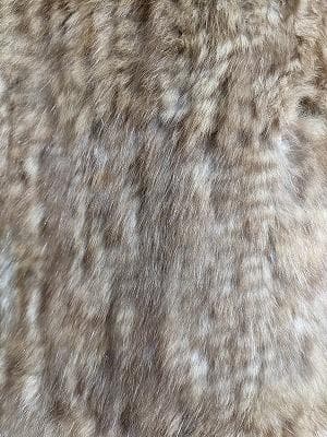 A910　ロシアンセーブル　ニッティング　ポケット付　ショール　マフラー　毛皮