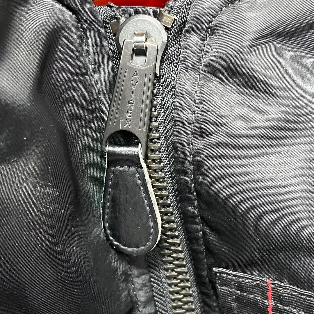 456 AVIREX ワッペン多数 B-29 SAIPAN 黒×橙裏地 XL - メルカリ