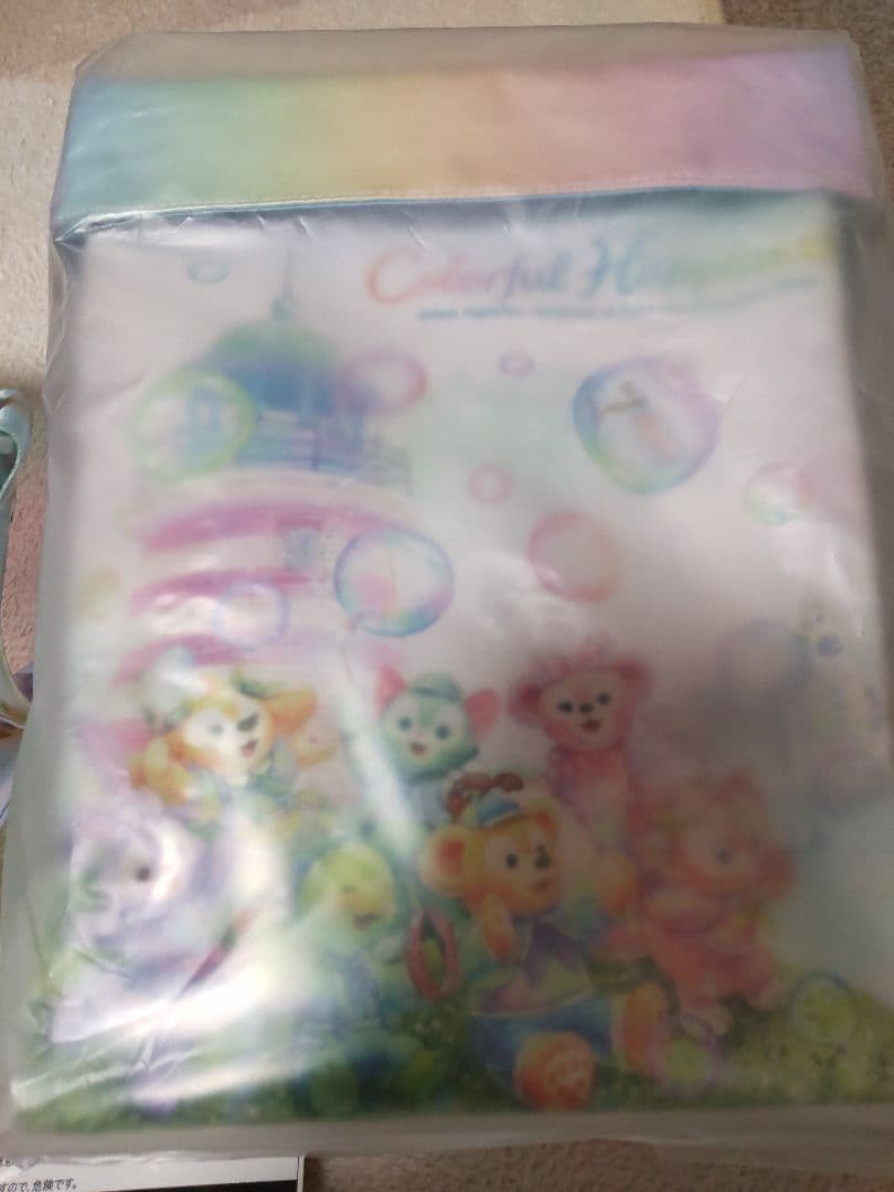 ダッフィー　カラフルハピネス　ポップコーンバケット　ポップコーンケース2点セット