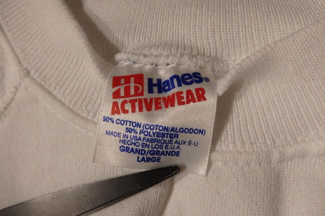 USA製 80s Hanes LOS ANGELES 発砲プリント スウェット