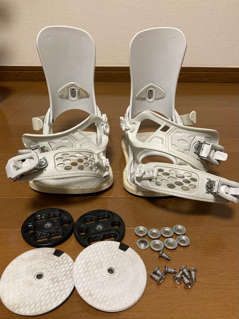 値下げUNION LEGACY ユニオン レガシー ビンディング M ホワイト