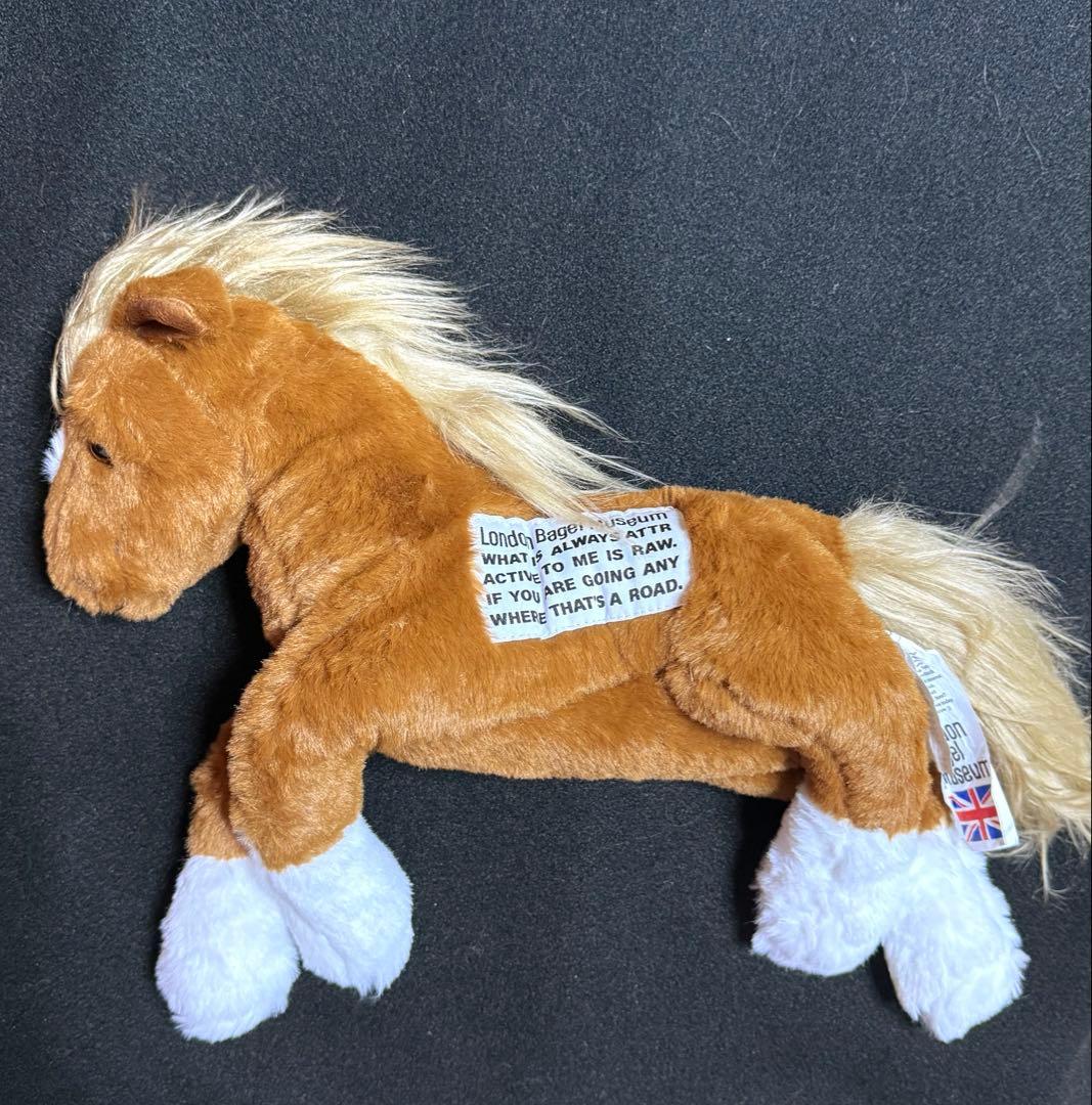 韓国限定 ロンドンベーグルミュージアム ポニー ぬいぐるみ 馬 - メルカリ