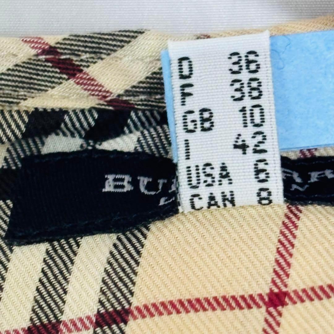 美品 バーバリーロンドン ノバチェック ノースリーブ ロング ワンピース