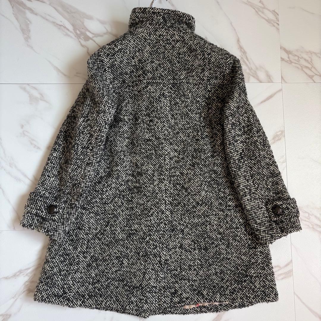 大きいサイズ3L◆バーバリーロンドン ツイード コート メタルボタン