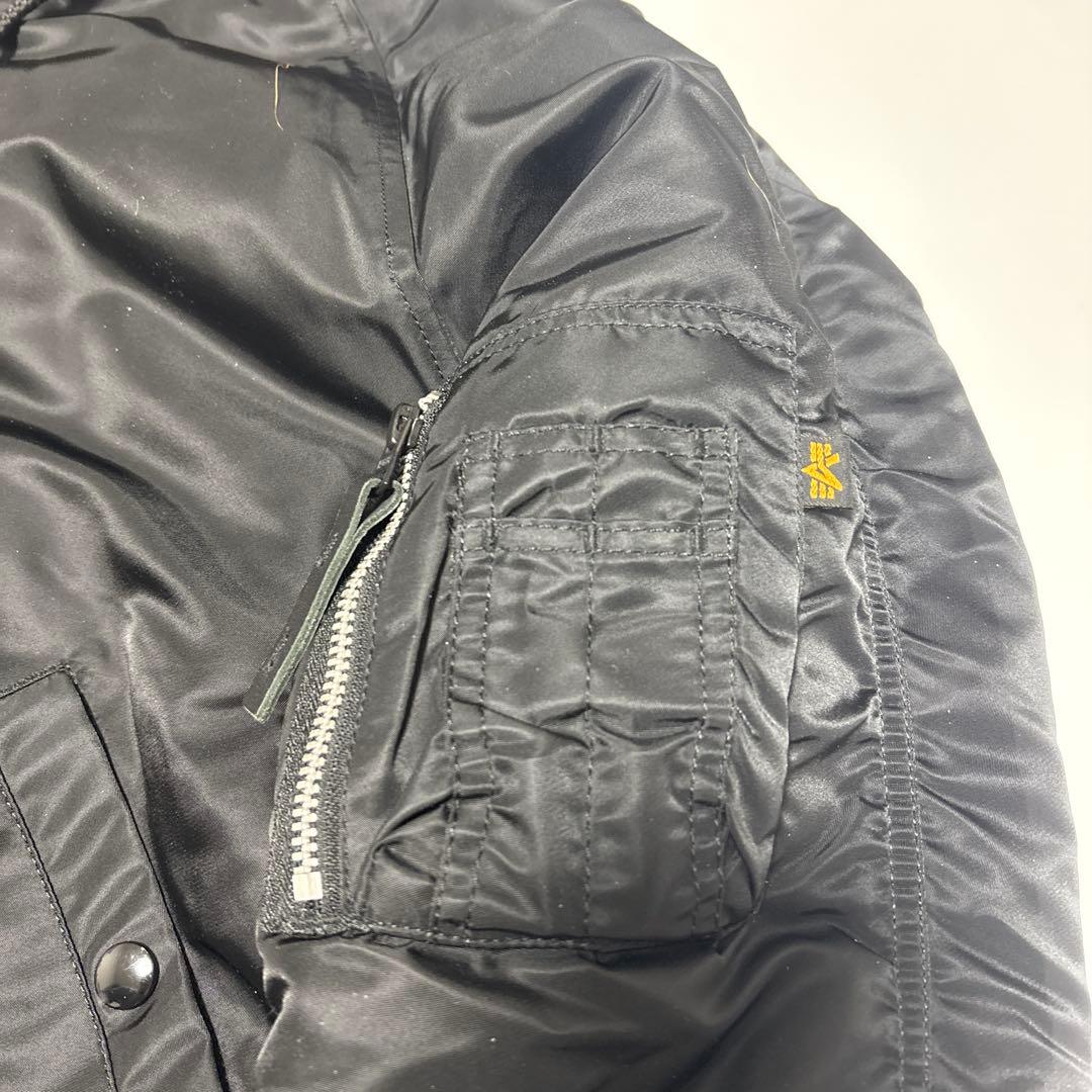 ✨美品✨ ALPHA アルファ N-2B フライトジャケット【L】ブラック