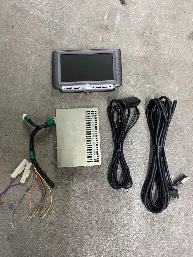 クラリオンバックカメラ用モニター、パワーボックス　中古CJ981i