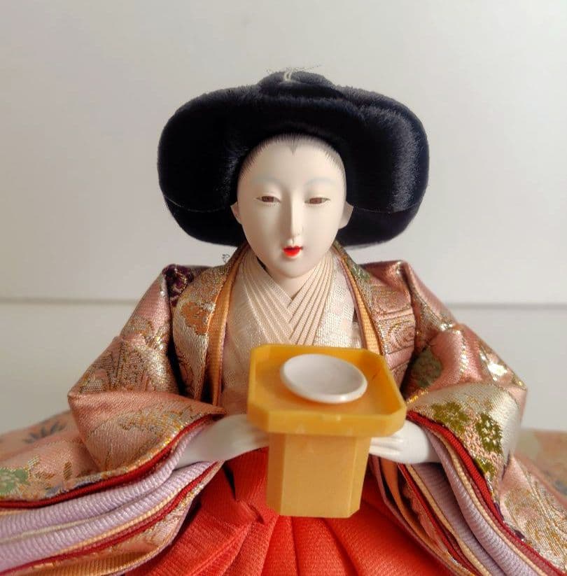 雛人形『三人官女』日本人形　美品　高さ約26cm
