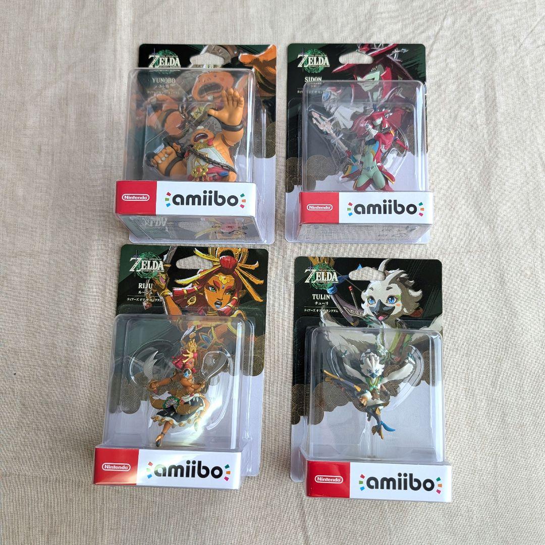 amiibo ティアキン 5体セット ゼルダ チューリ シド ルージュ ユン坊