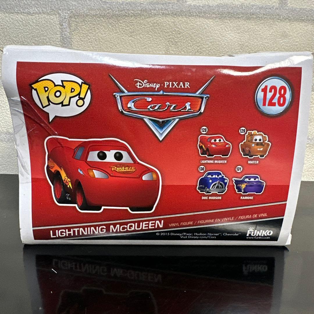 美品 FUNKO POP カーズ ライトニング マックイーン 128 希少 レア
