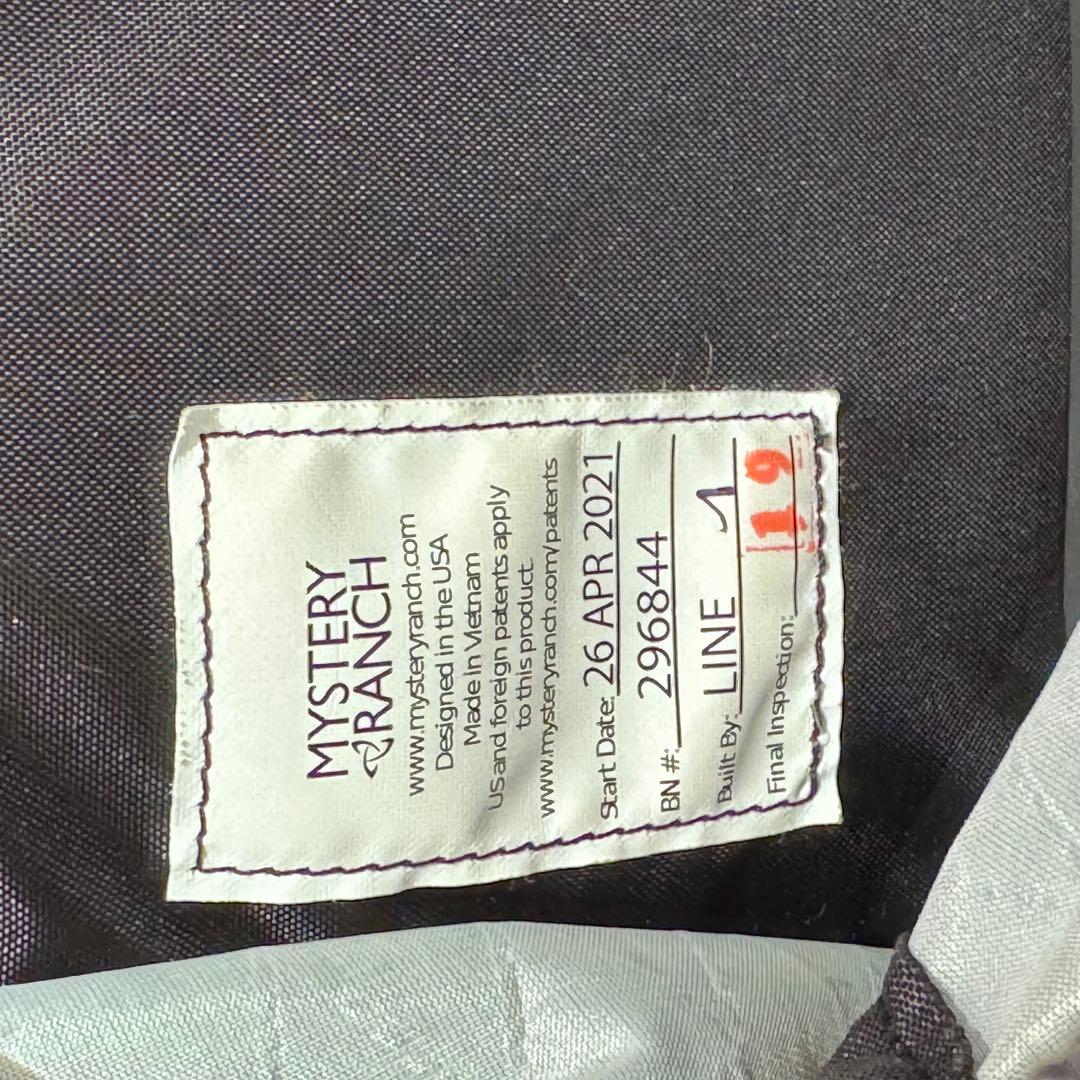 バッグ MYSTERY RANCH FULL MOON CRAZY BLACK