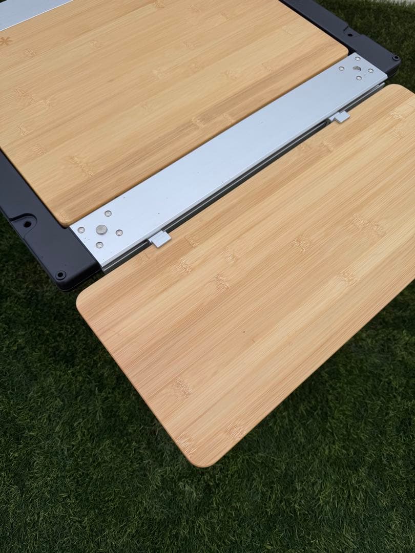 値下snow peak スライドトップロングハーフ 2枚セット/ウッドテーブルw