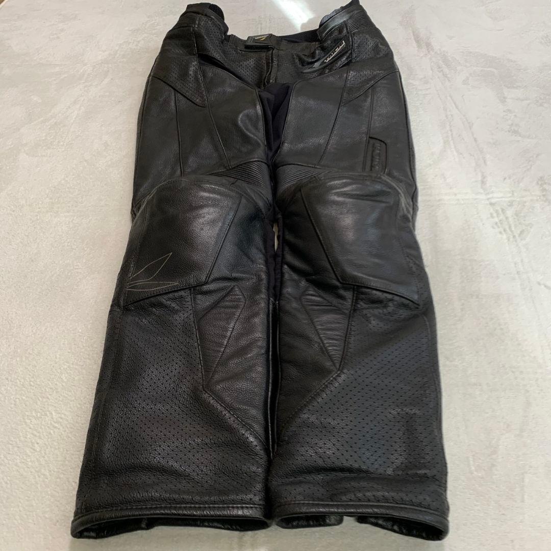 RS TAICHI / RSY817 ブーツアウト ベンテッド レザーパンツ