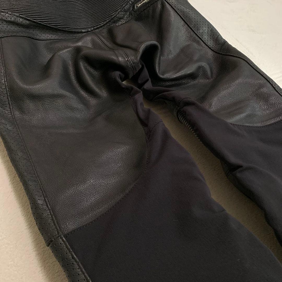 RS TAICHI / RSY817 ブーツアウト ベンテッド レザーパンツ