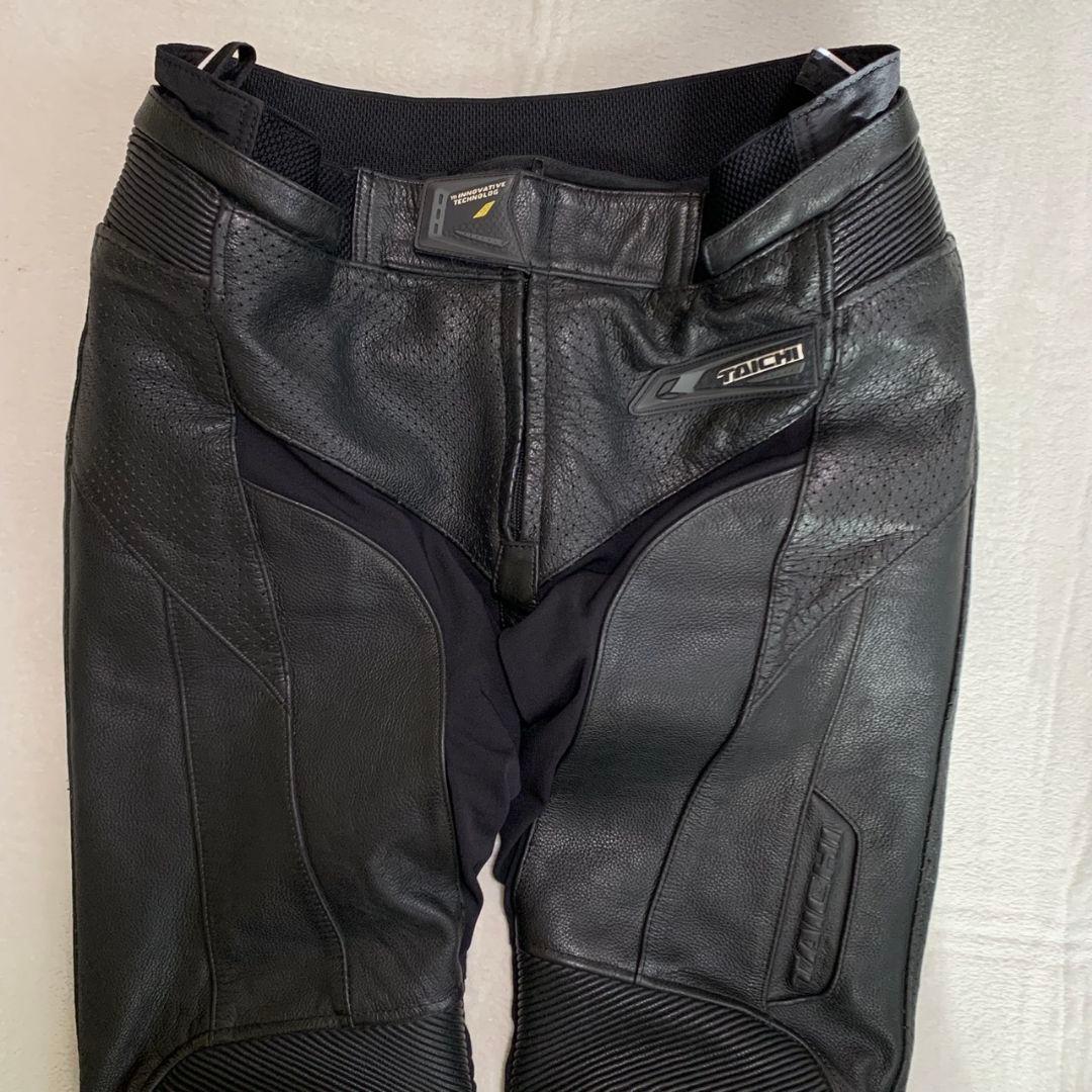 RS TAICHI / RSY817 ブーツアウト ベンテッド レザーパンツ