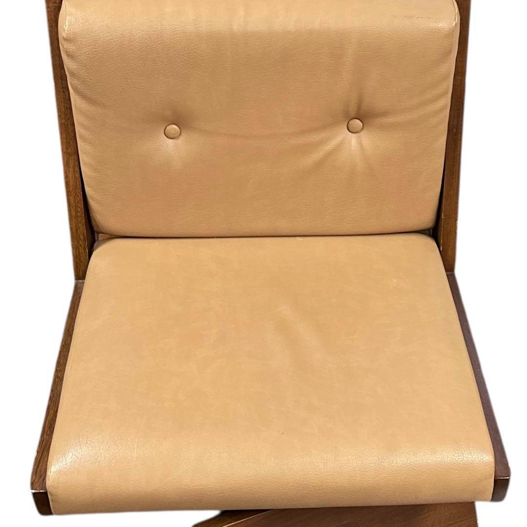 北欧カリモク 木挽天然木 ダイニングチェア 木製椅子 アームレスチェア1脚