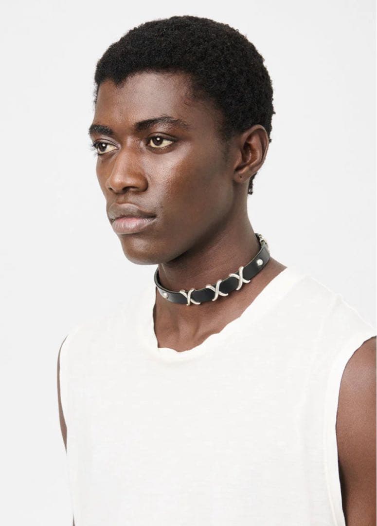 OURLEGACY 25ss 2cmチョーカーブラック