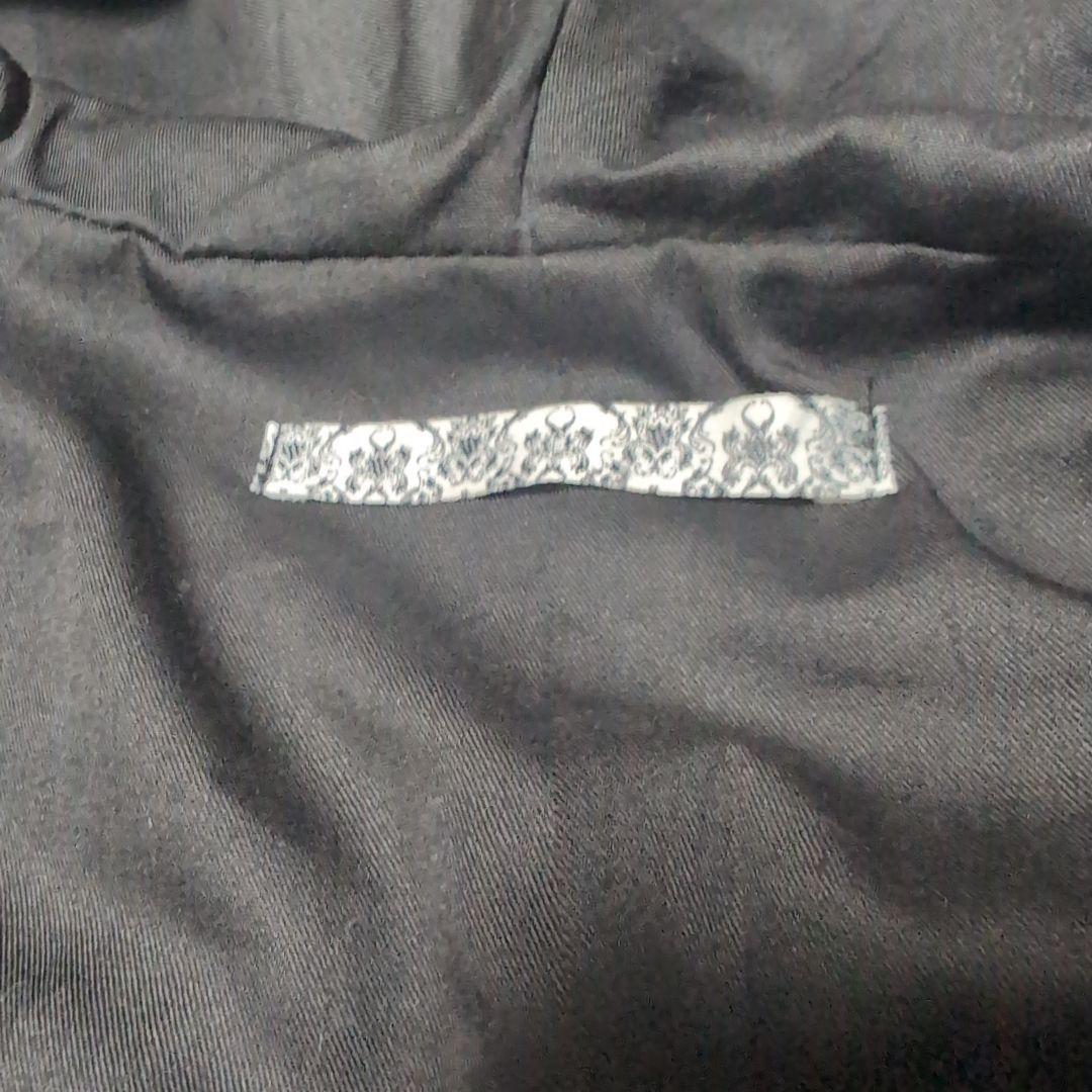 フォーバレー　レザージャケット　ライダースジャケット　ジップアップ　パーカー　黒