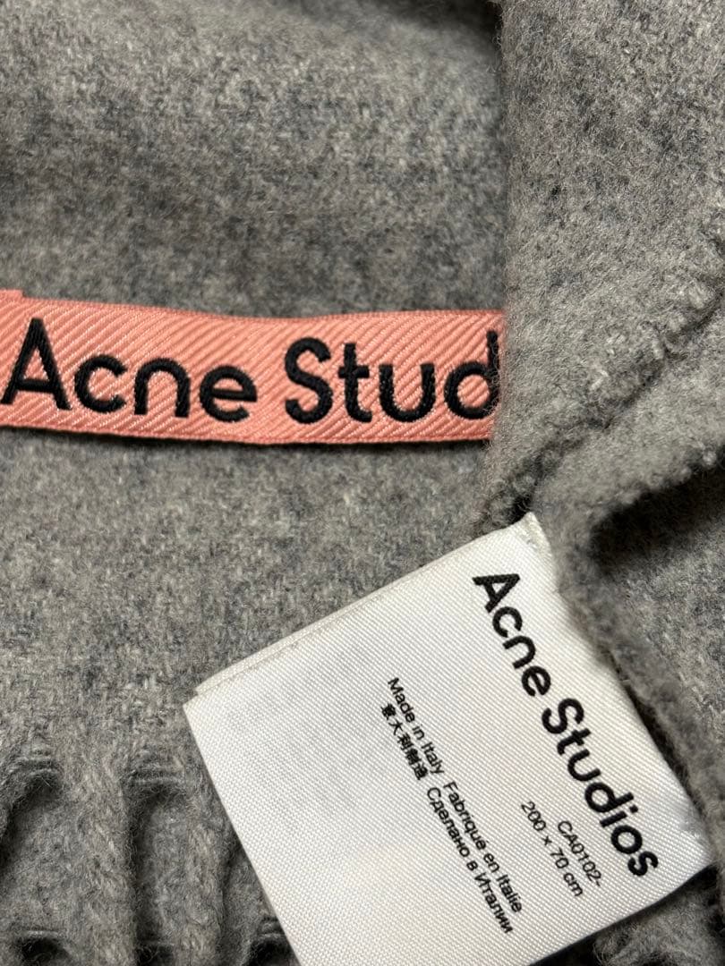 ど*い様 【国内正規品】Acne Studios ストール　マフラー グレー