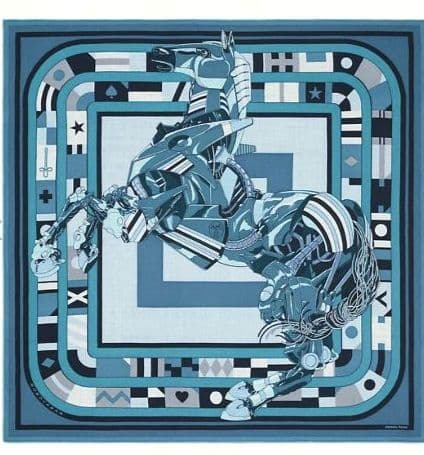 HERMES エルメス カレH 100 ROBOCABAR ロボカバール - メルカリ