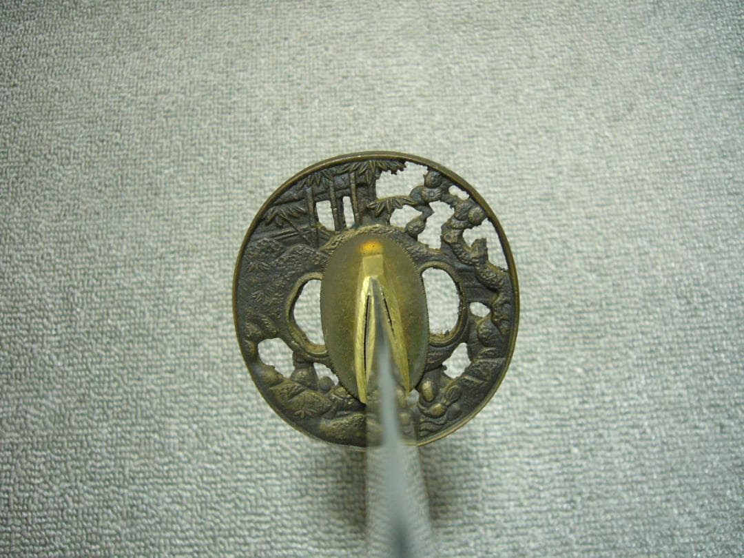 模造刀 脇差 日本刀 拵え 鮫皮 透かし鍔