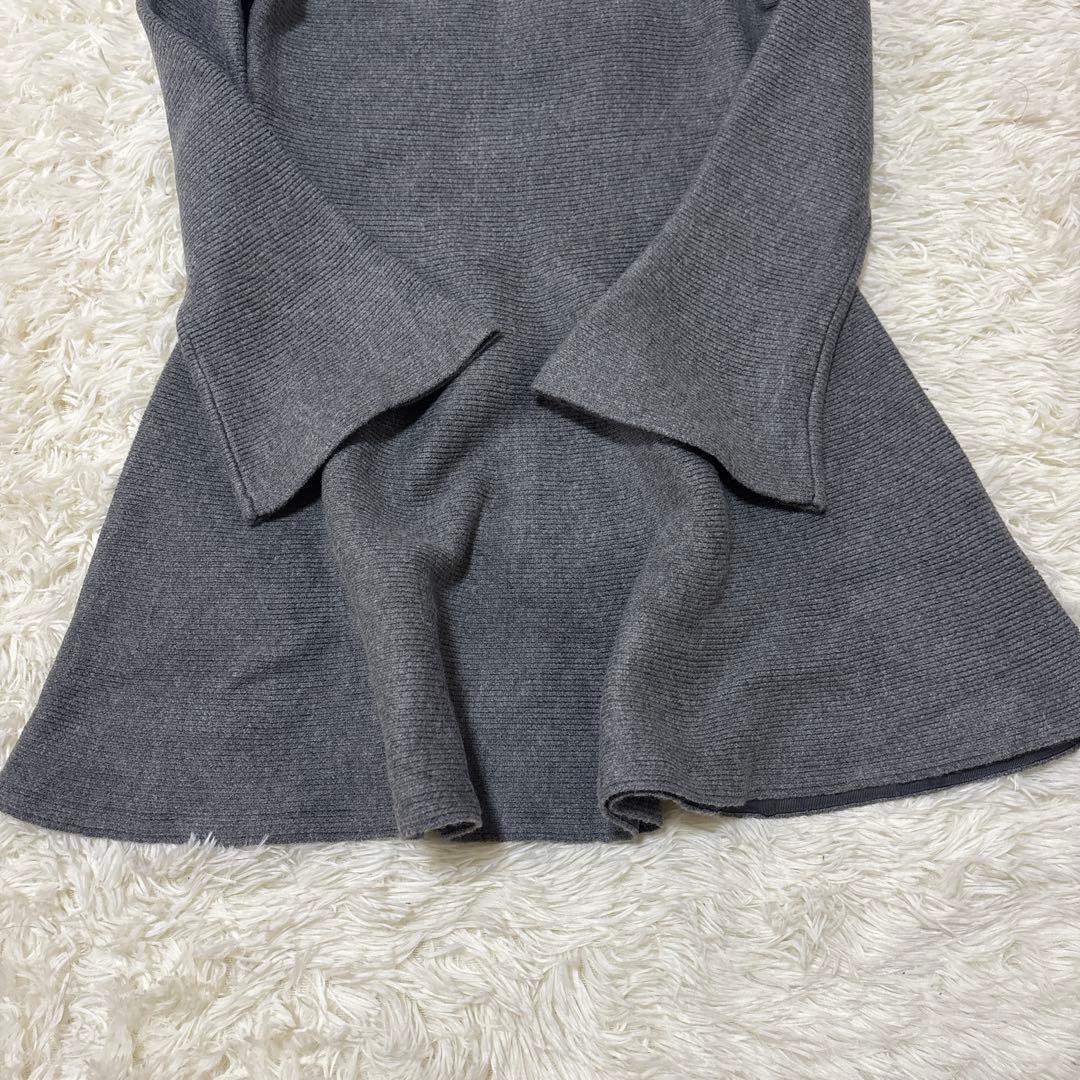 【新品】 THE TOE Reims Flare Onepiece グレー S