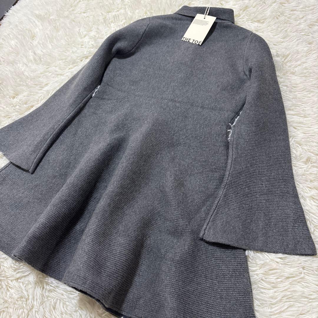 【新品】 THE TOE Reims Flare Onepiece グレー S