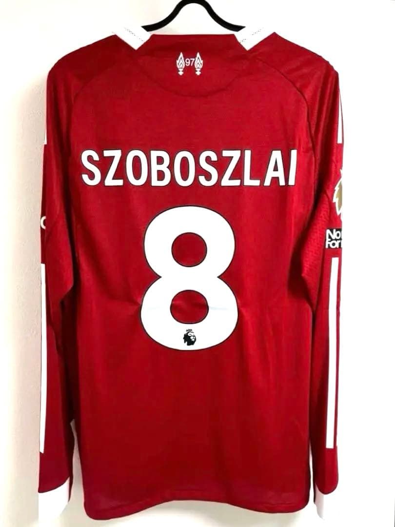 25-26 リヴァプール ソボスライ ユニフォーム 長袖 Lサイズ