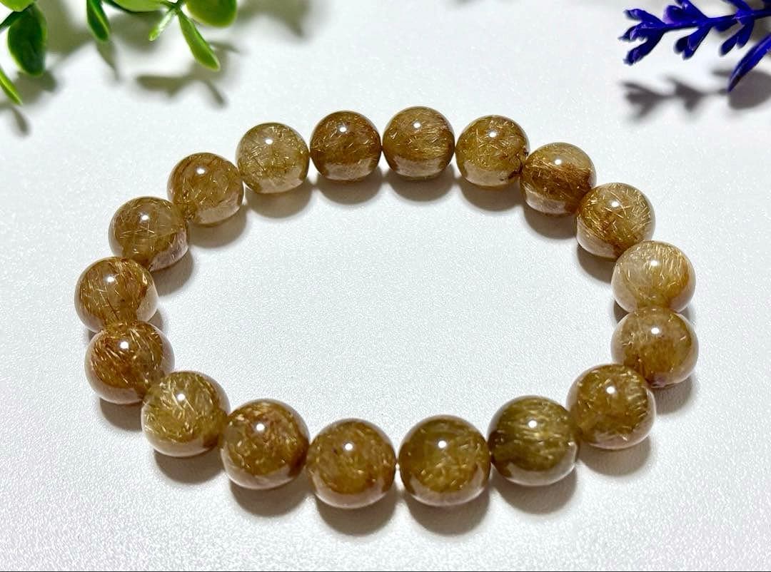 すうぷ　エンジェルヘアーゴールドルチルクォーツとキャッツアイクンツァイト