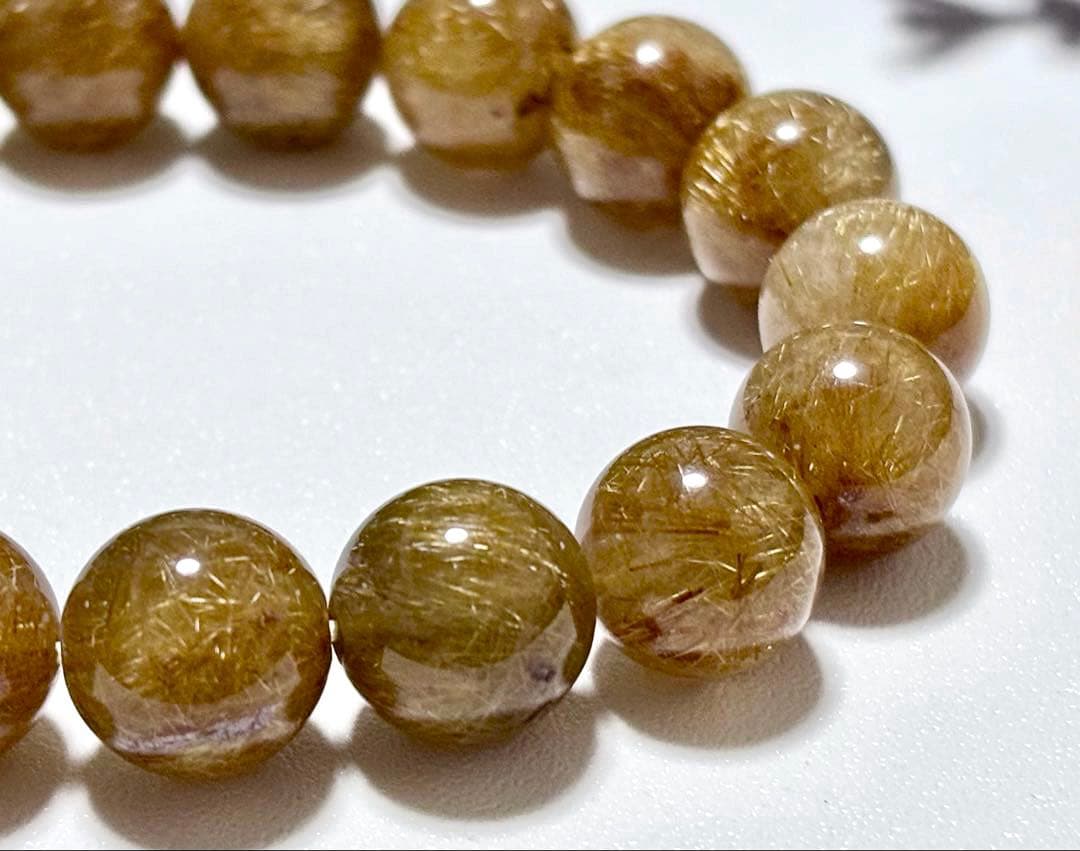 すうぷ　エンジェルヘアーゴールドルチルクォーツとキャッツアイクンツァイト