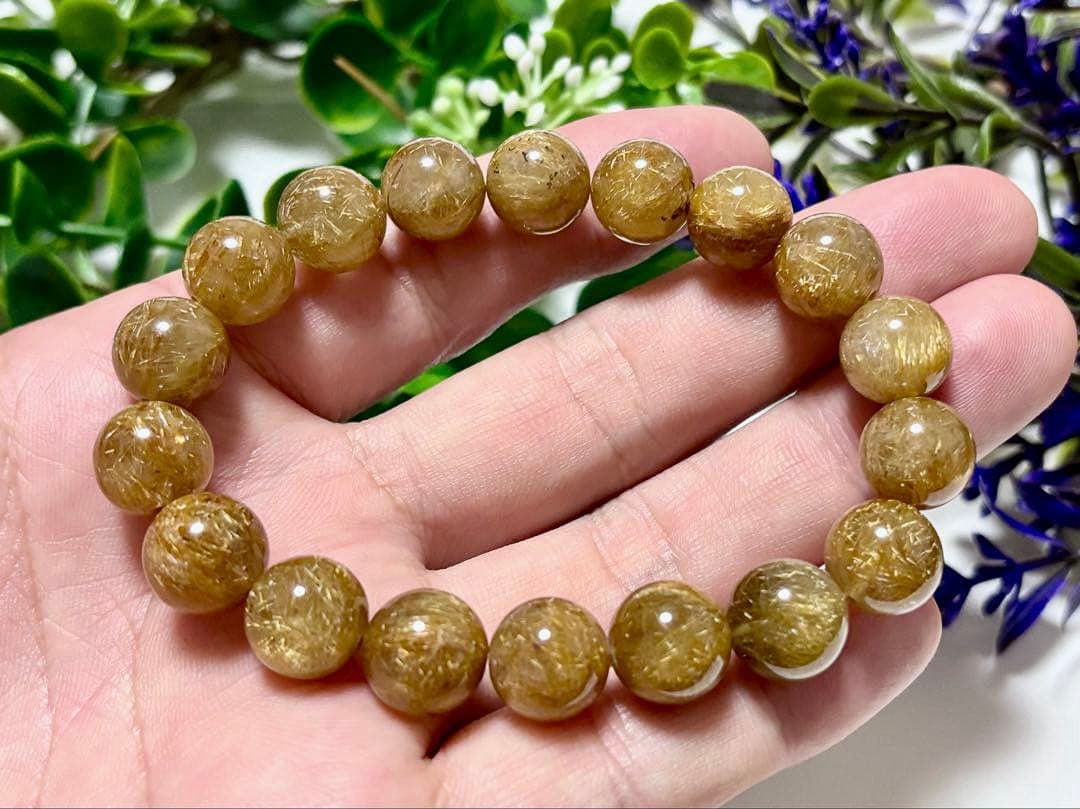 すうぷ　エンジェルヘアーゴールドルチルクォーツとキャッツアイクンツァイト