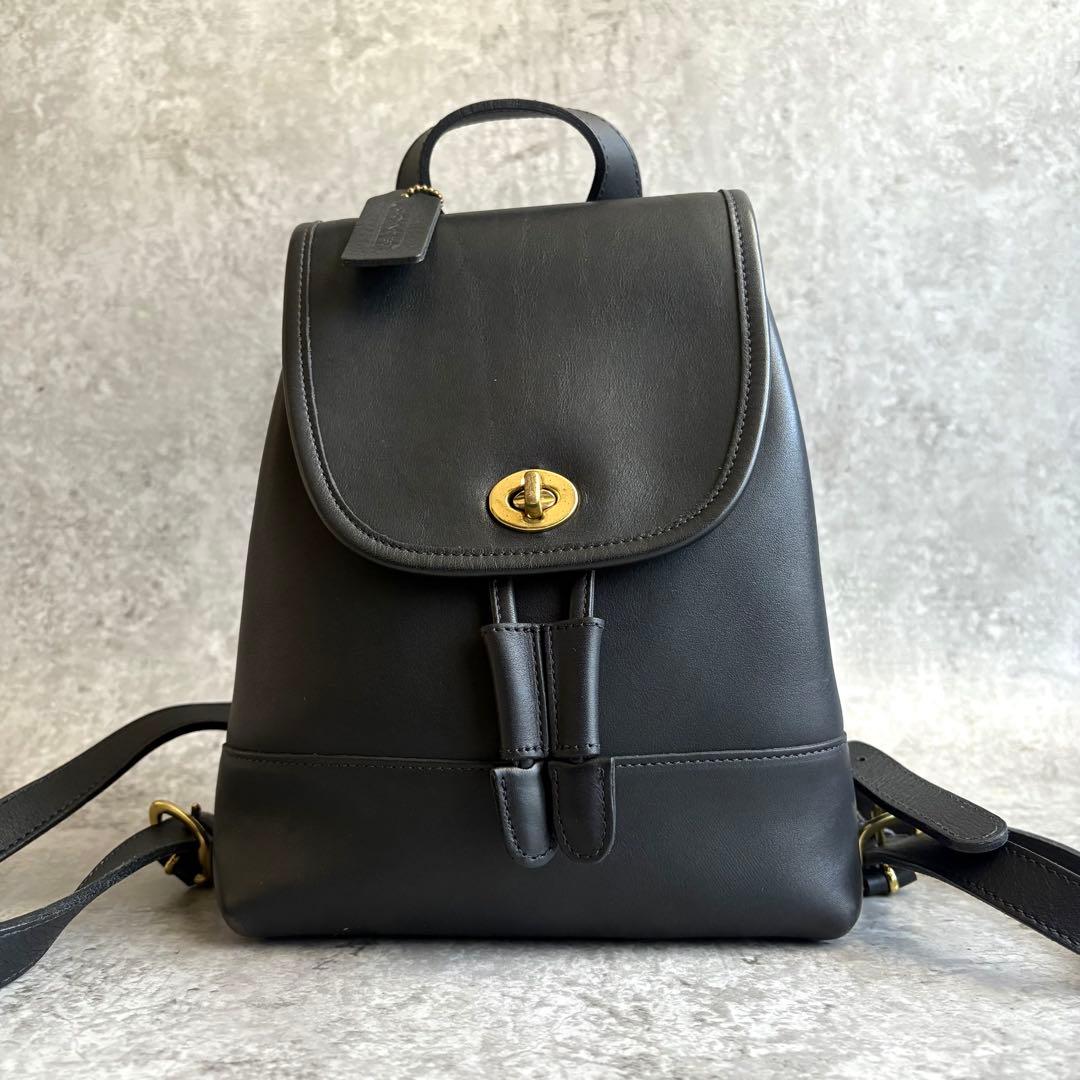 【モルモット様】COACH オールドコーチ ターンロック リュック USA製