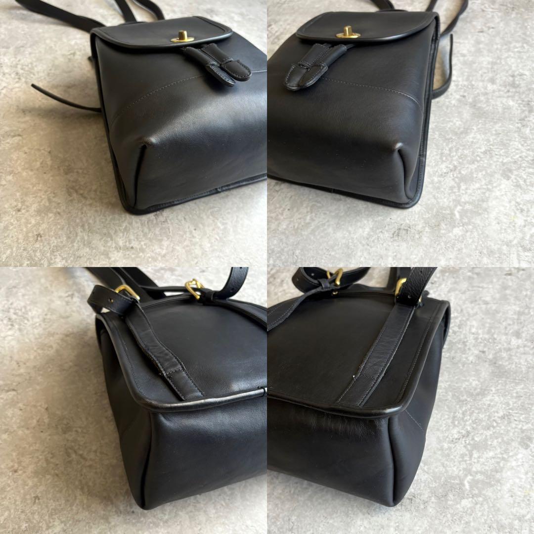 【モルモット様】COACH オールドコーチ ターンロック リュック USA製