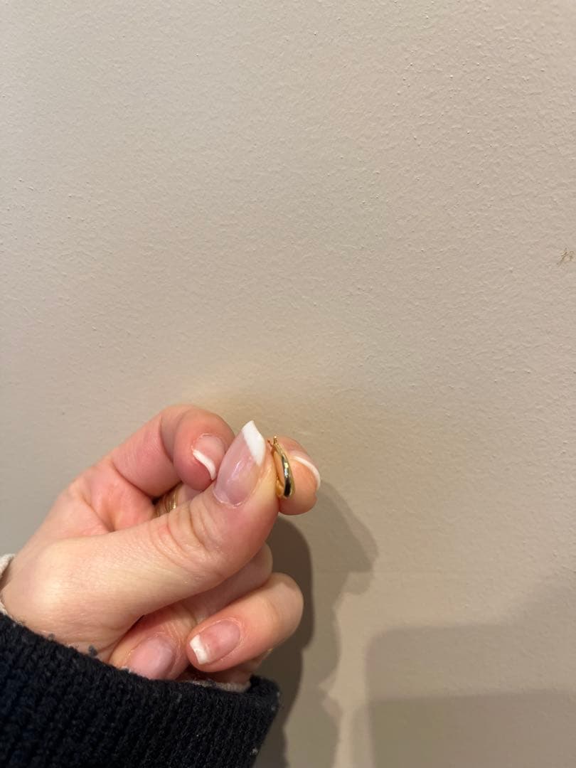 K10 ゴールドフープピアス(片耳のみ)