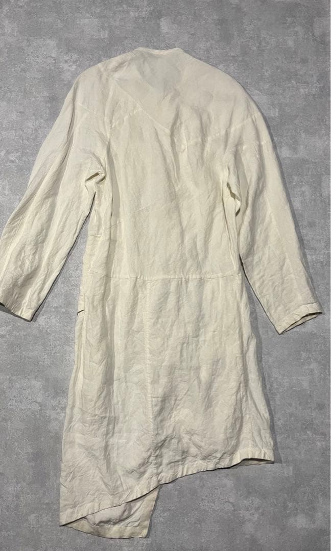 J.W ANDERSON リネン　コート　ロングシャツ　ホワイト