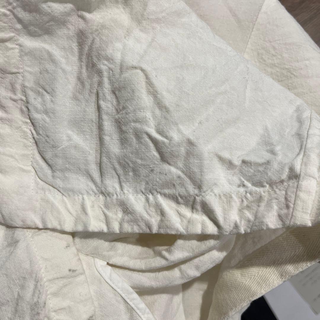 J.W ANDERSON リネン　コート　ロングシャツ　ホワイト