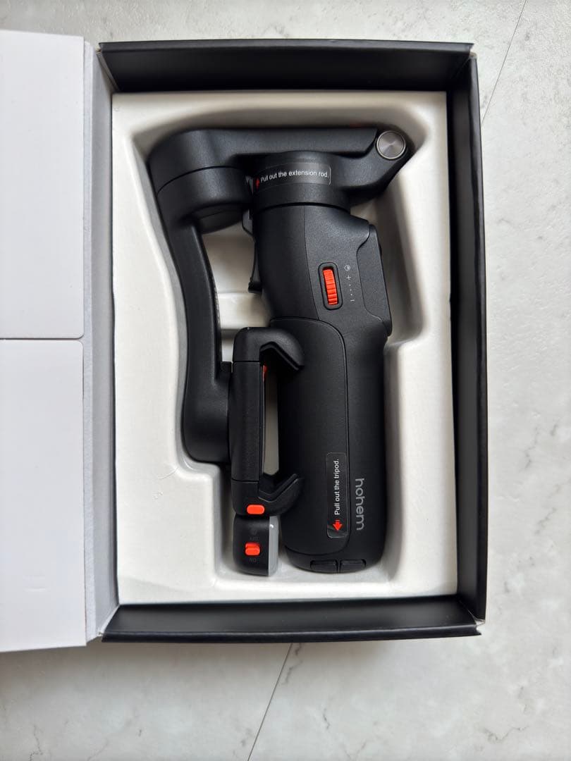 hohem V3 スマホジンバル3軸ポータブルスタビライザー トラッカー三脚