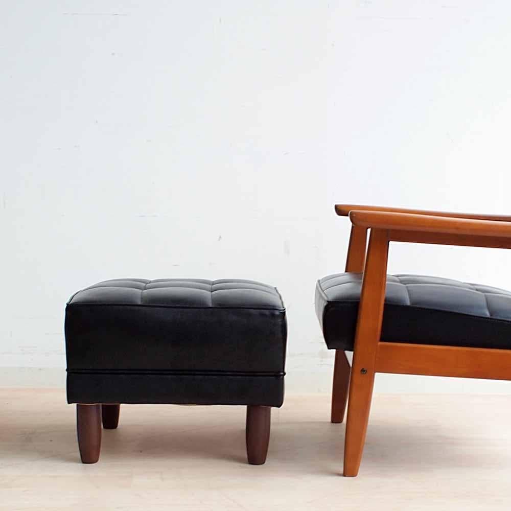 オールドカリモク Kチェア用のオットマン ヴィンテージ ZR23865