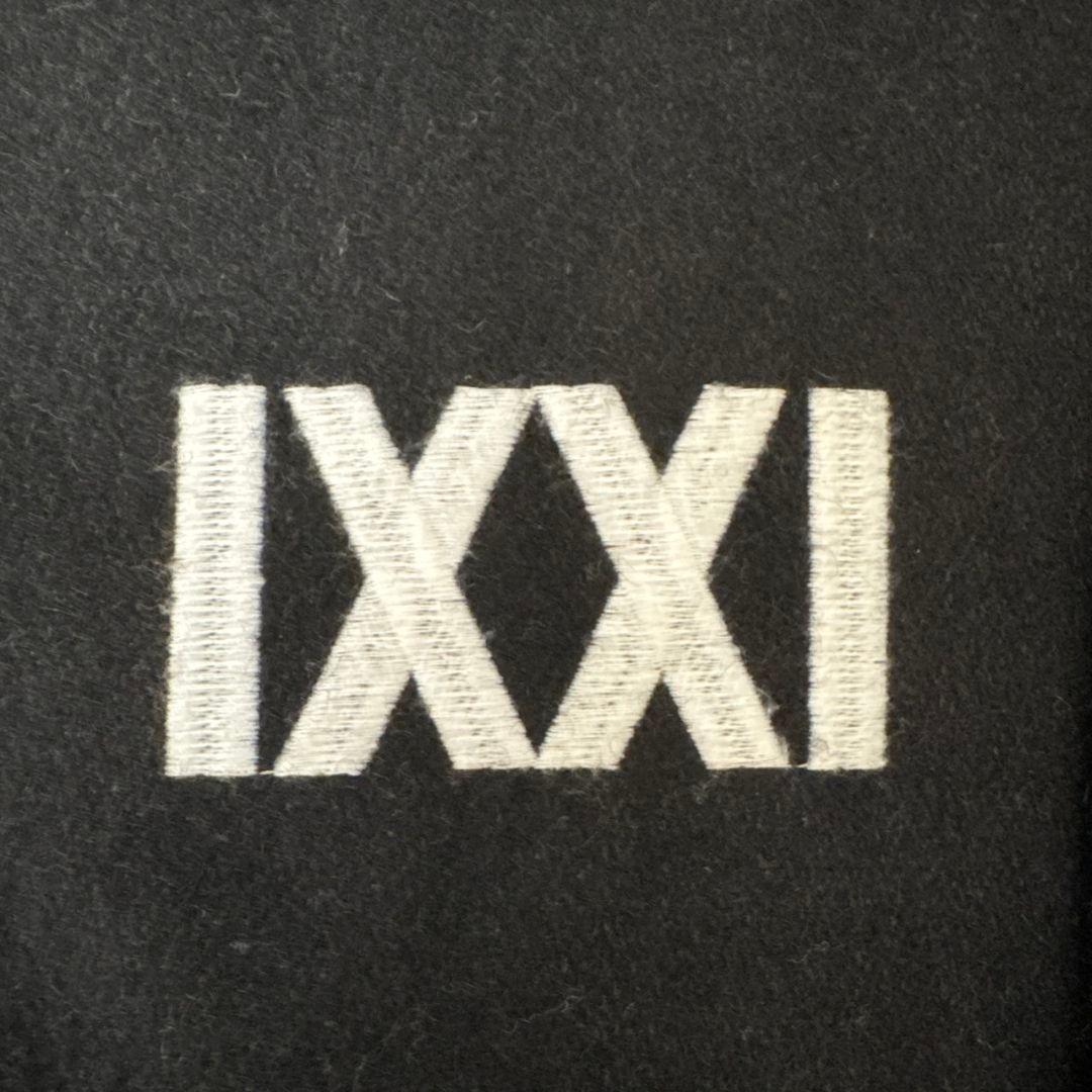 ナインマイクロフォンズ スタジャン 袖レザー PTP K 黒 刺繍 L