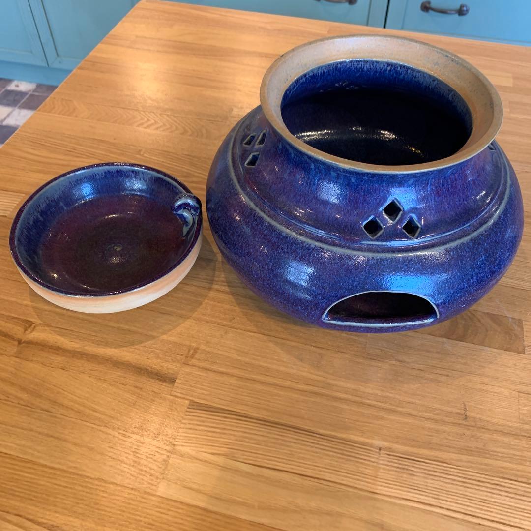 【レア品！】アンティーク　陶器製アロマバーナー