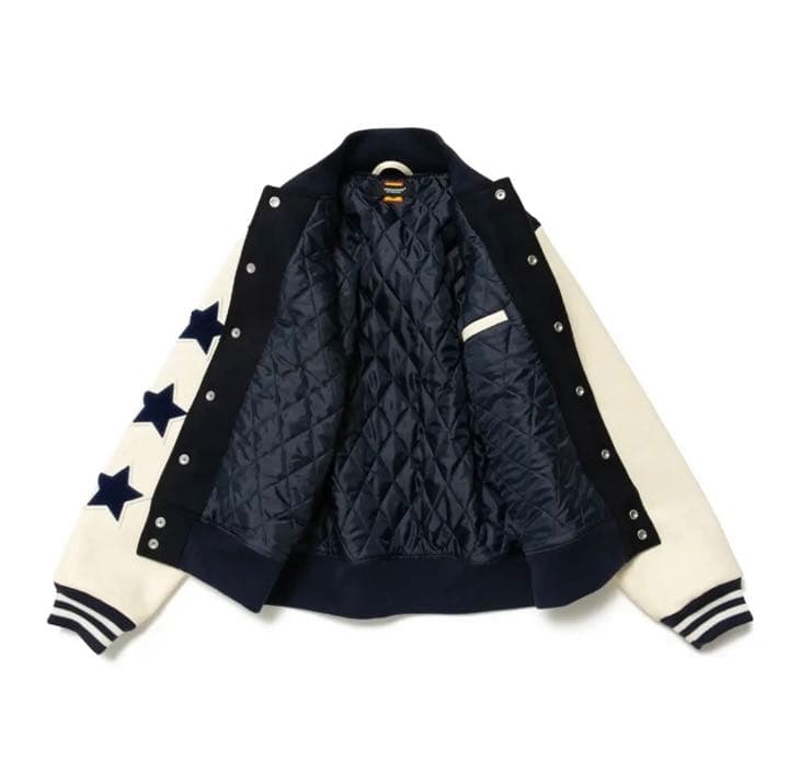 【未開封】LAST ORGY2 VARSITY JACKET NAVY XL